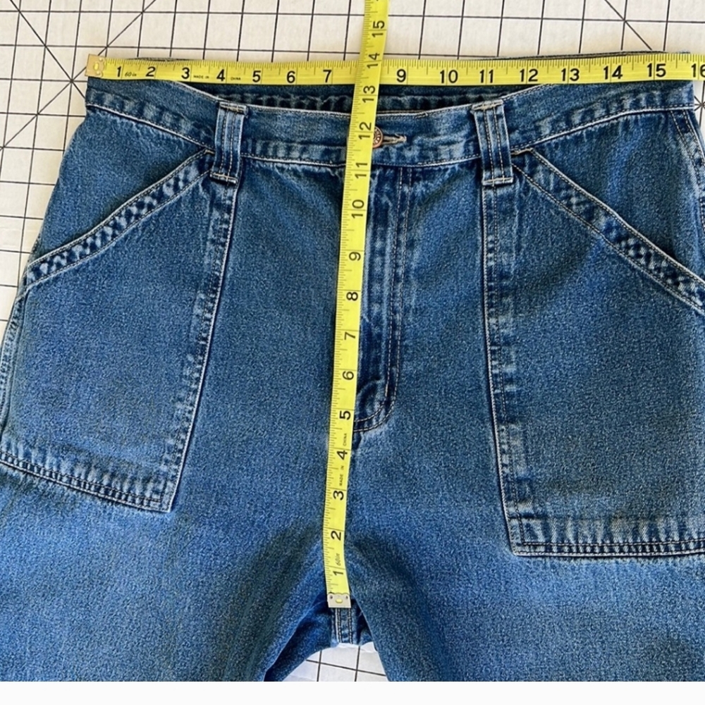 Bill Blass Jeans, carpenters' style, Denim Capris - Picture 7 of 8